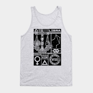 Libra Zodiac Sign Tank Top